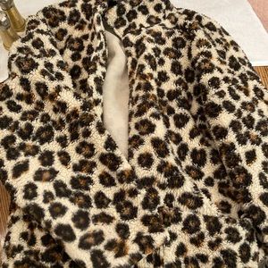 Z supply leopard jacket size small